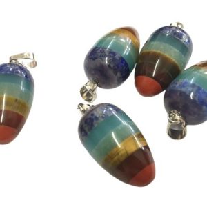 gemstone chakra pendant