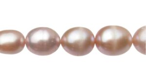 lilac rice freshwater pearls beads