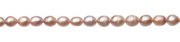 lilac rice freshwater pearls beads