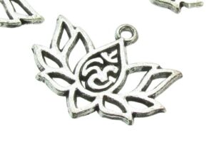 lotus flower charms with ohm