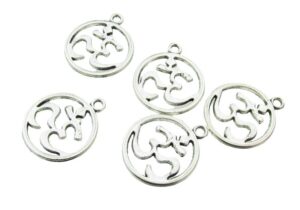 silver ohm charms