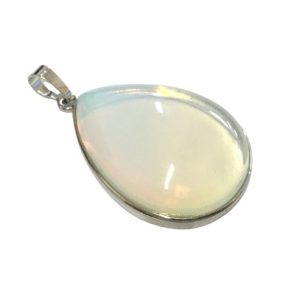 opalite gemstone pendant