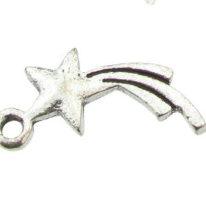 shooting star charms silver