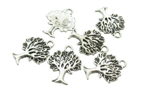 silver tree charms