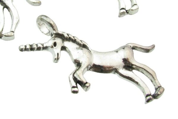 silver unicorn charms