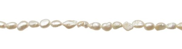 natural freshwater pearls in a baroque small nugget