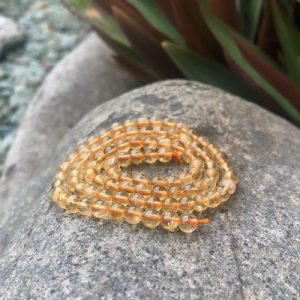 citrine4mmroundgemstonebeads4 citrine 4mm round gemstone beads