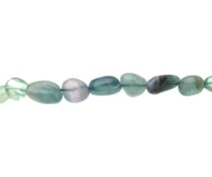 fluorite gemstone pebble beads natural crystals