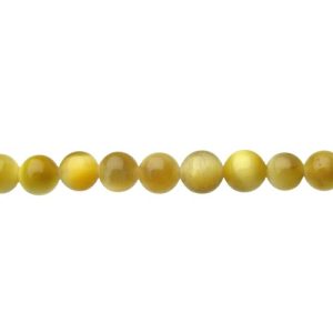golden tiger eye gemstone beads 6mm