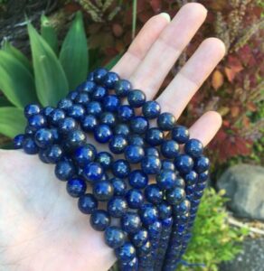 lapis lazuli round beads 10mm