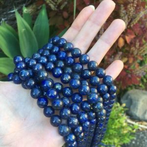 lapis lazuli round beads 10mm