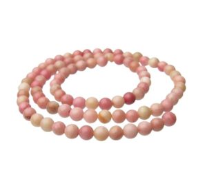 rhodonite round gemstone beads 4mm