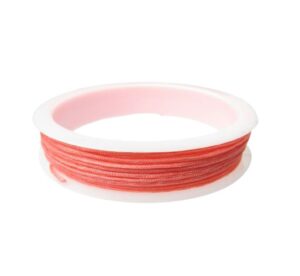 salmon pink nylon cord