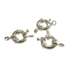 11mm silver bolt clasp