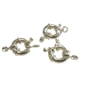 11mm silver bolt clasp