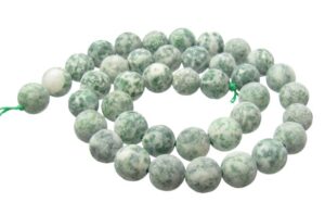 matte tree agate gemstone round beads 10mm