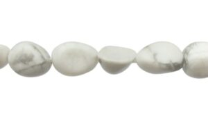 howlite gemstone beads pebble nugget