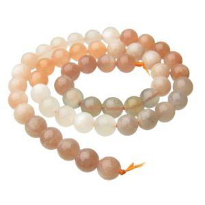 mixed moonstone gemstone round ebads 8mm