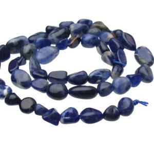 sodalite pebble gemstone beads natural