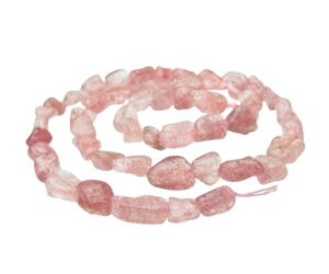 ruby quartz pebble nugget crystals beads australia