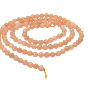 sunstone 3mm faceted round beads natural gemstone