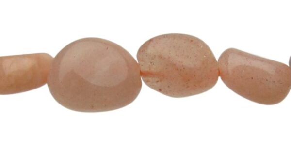 sunstone pebble nugget gemstone beads