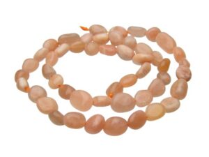 sunstone pebble nugget gemstone beads