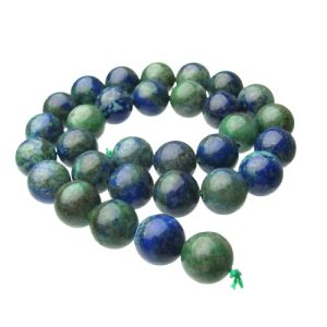 chrysocolla 12mm round gemstone beads australia
