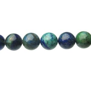 chrysocolla 12mm round gemstone beads australia