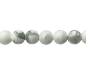 howlite gemstone round beads 6mm natural crystals