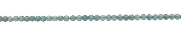 apatite 3mm faceted round beads