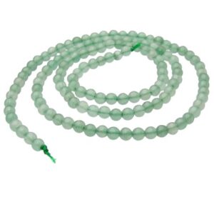 green aventurine round 3mm gemstone beads