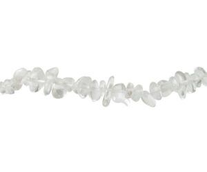 crystal clear quartz chip beads natural australia