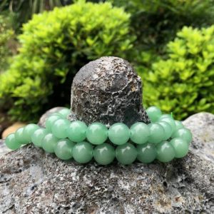 green aventurine round gemstone beads 12mm