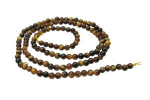 tiger eye 3mm round gemstone beads