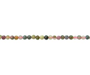 tourmaline faceted round gemstone beads 3mm tiny