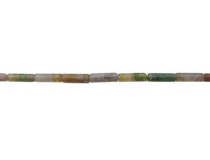 fancy jasper gemstone beads tube shaped