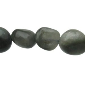 hawk's eye jasper pebble gemstone beads