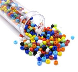 Glass Seed Beads in 30gram Tube, 8/0 - Mixed Solid Colours