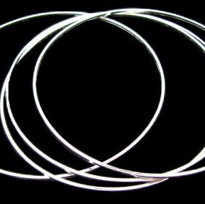 60mm Silver Toned Brass Linking Ring [4pcs]