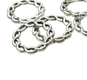 silver twisted rings