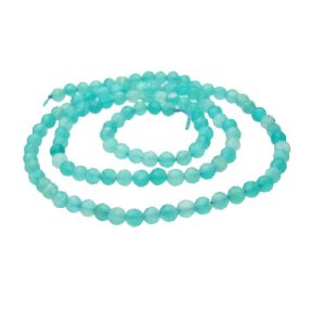 amazonite 3mm faceted round gemstone beads