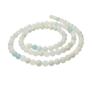 amazonite 4mm round gemstone beads