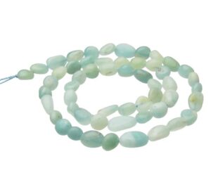 amazonite pebble beads gemstones