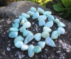 amazonite top drilled irregular nugget gemstone beads
