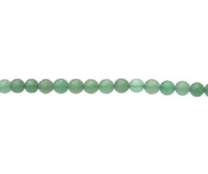 green aventurine faceted 6mm beads