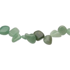 aventurine top drilled nugget gemstone beads