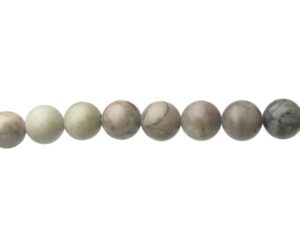 black picasso jasper 10mm round gemstone beads