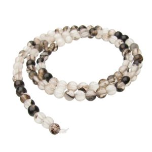 black watermelon quartz 4mm round beads