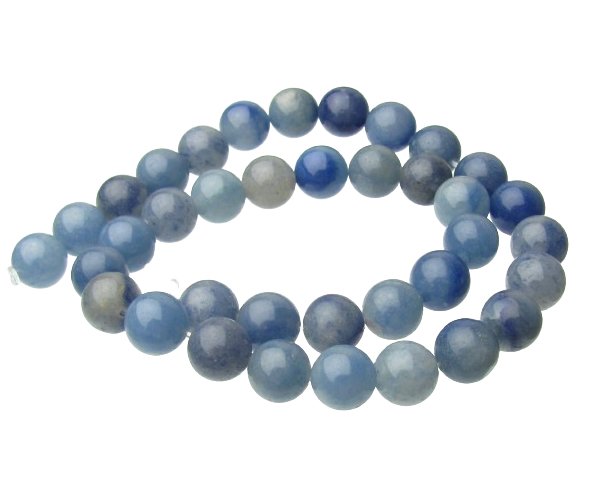 blue aventurine 10mm round gemstone beads